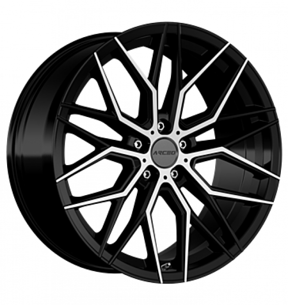 Arceo, Valencia, 8,5x19 ET40 5x112 73,1, black diamond