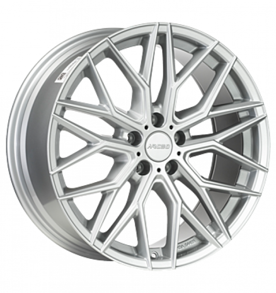 Arceo, Valencia, 8,5x19 ET38 5x120 72,6, white silver