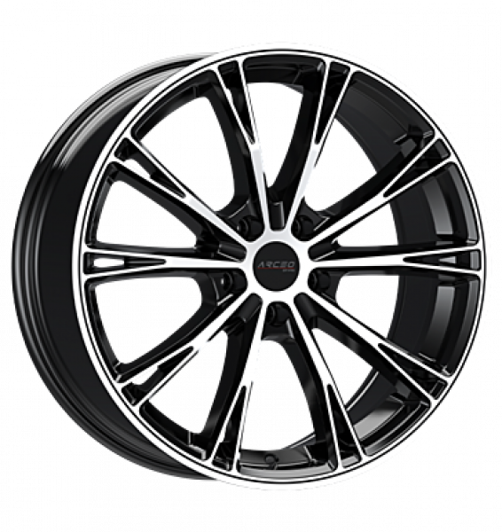 Arceo, ASW01, 8,5x19 ET45 5x112 66,5, black diamond