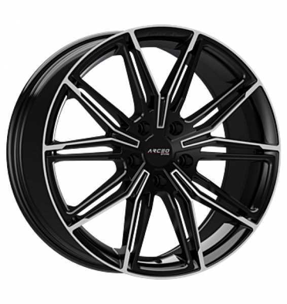 Arceo, ASW05, 8x19 ET40 5x112 73,1, black diamond