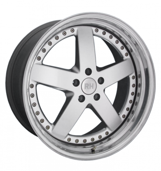 RH, AT Exclusiv, 9x20 ET24 5x112 158, silber Horn hochgl. pol.