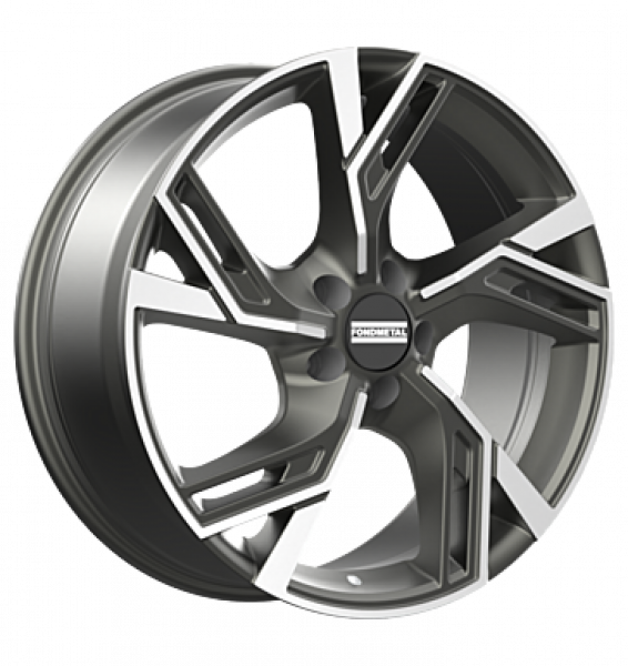 Fondmetal, Atena, 10x22 ET18 5x112 66,5, glossy titanium machined