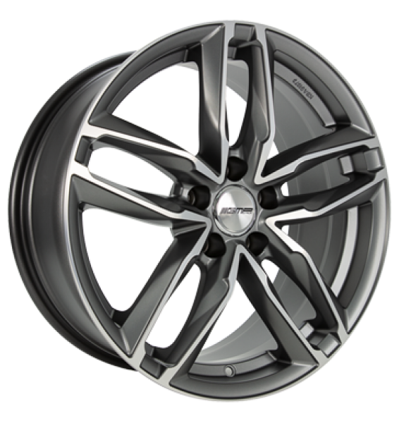 GMP, Atom LP, 8x18 ET45 5x112 66,5, matt anthracite diamond