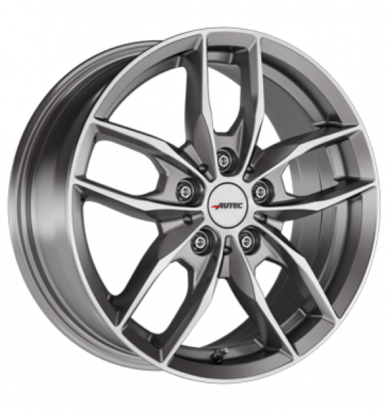 Autec, Bavaris, 7x16 ET47 5x112 66,6, titansilber poliert