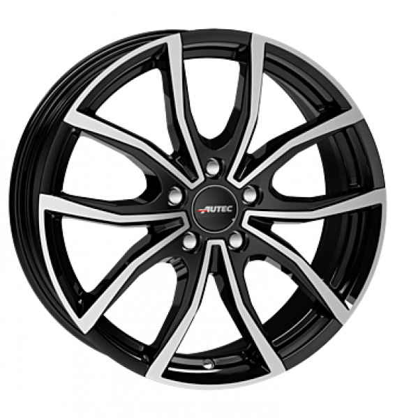 Autec, Vidron, 7x18 ET39 5x100 57,1, schwarz poliert