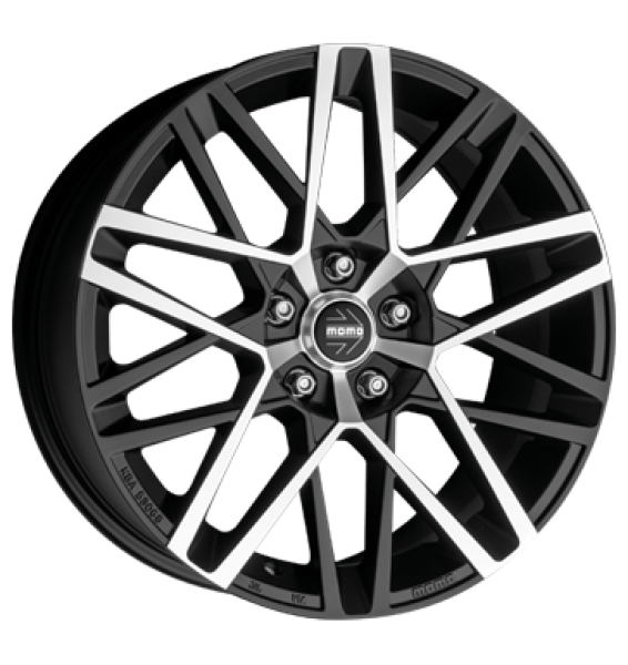 Momo, Avenger, 7x17 ET40 5x100 72,3, black matt polish