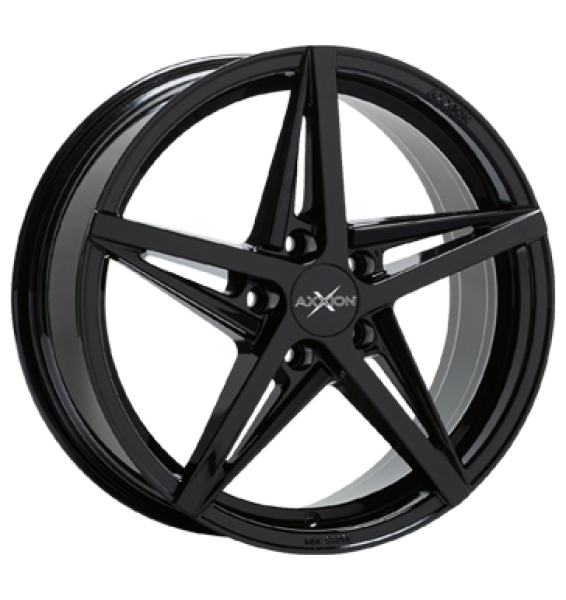 Axxion, AX10, 8x18 ET30 5x112 66,6, schwarz glänzend lackiert