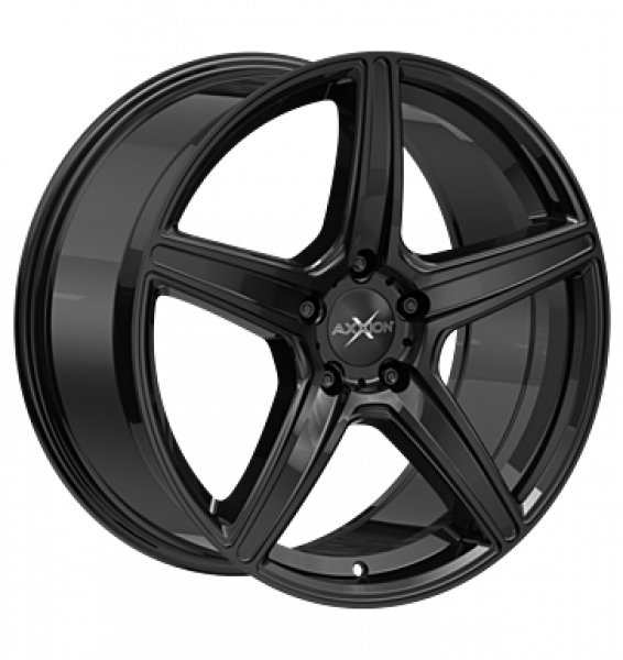 Axxion, AX7, 10,5x20 ET35 5x120 76,9, schwarz glänzend lackiert