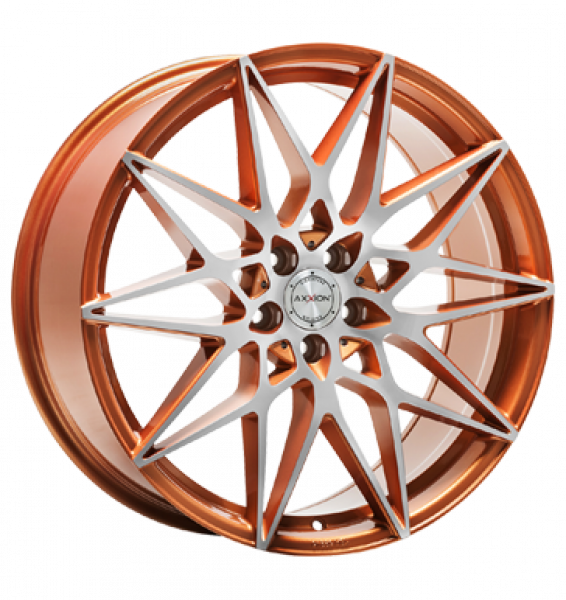 Axxion, AX9, 8,5x19 ET45 5x114,3 72,6, kupfer hochglanzpoliert
