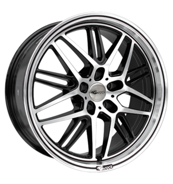 Brock, B28, 8,5x19 ET45 5x114,3 72,6, schwarz glanz vollpoliert