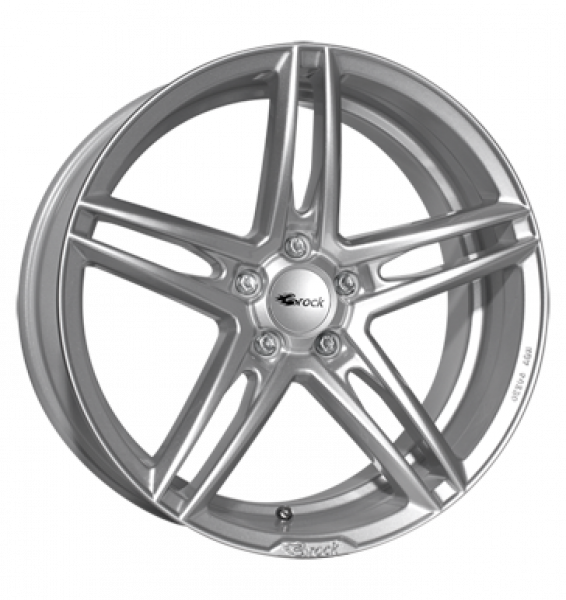 Brock, B33, 8,5x18 ET45 5x108 72,6, kristallsilber