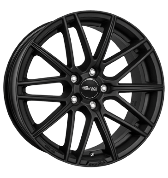 Brock, B34, 8x18 ET40 5x115 70,2, schwarz klar matt