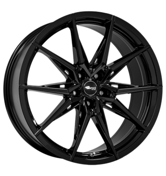 Brock, B42, 8,5x19 ET47 5x112 66,6, schwarz glanz