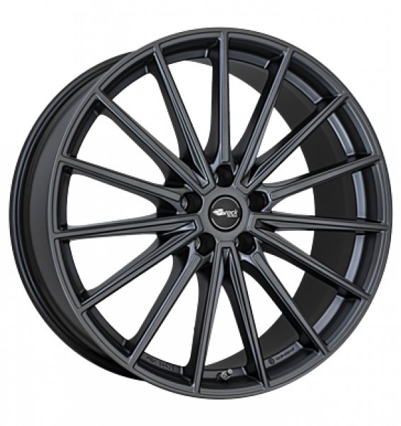 Brock, B43, 9x21 ET38,5 5x108 63,4, Cosmic Grey Matt