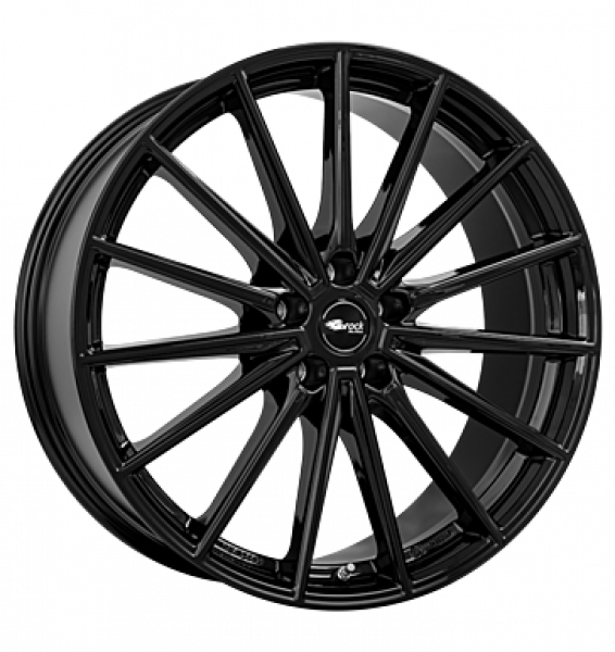 Brock, B43, 9x21 ET38,5 5x108 63,4, schwarz glanz
