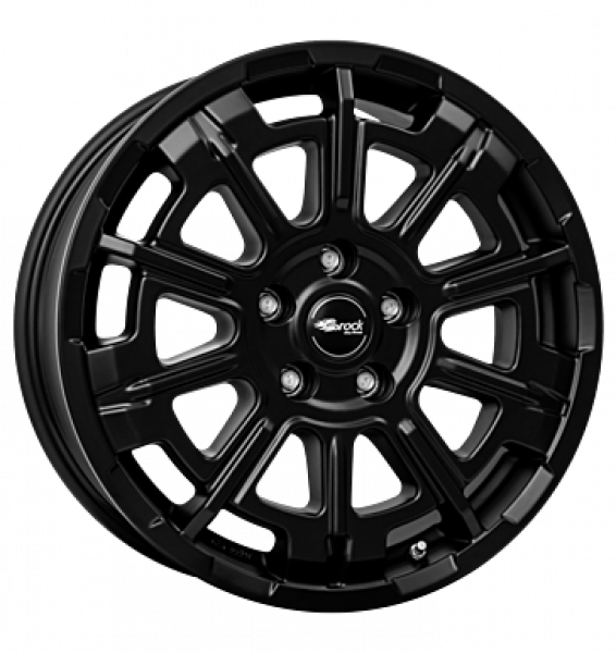Brock, B45, 7,5x18 ET53 5x118 71,1, satin black matt