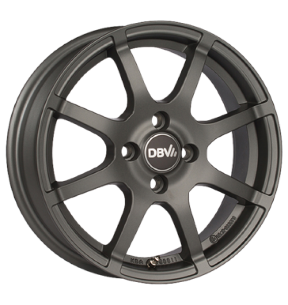 DBV, Bali II, 5x15 ET38 4x100 63,3, anthrazit matt