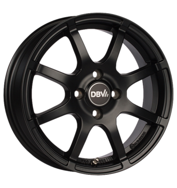 DBV, Bali II, 5x15 ET32 4x100 60,1, schwarz matt