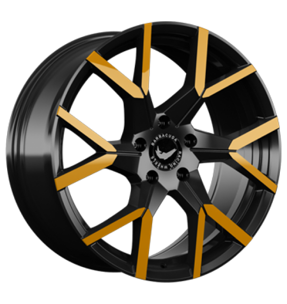 Barracuda, Tzunamee Evo, 9x20 ET40 5x112 73,1, black gloss flashgold