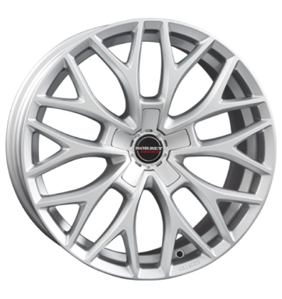 Borbet, DY, 8x18 ET48 5x112 72,5, brillant silver