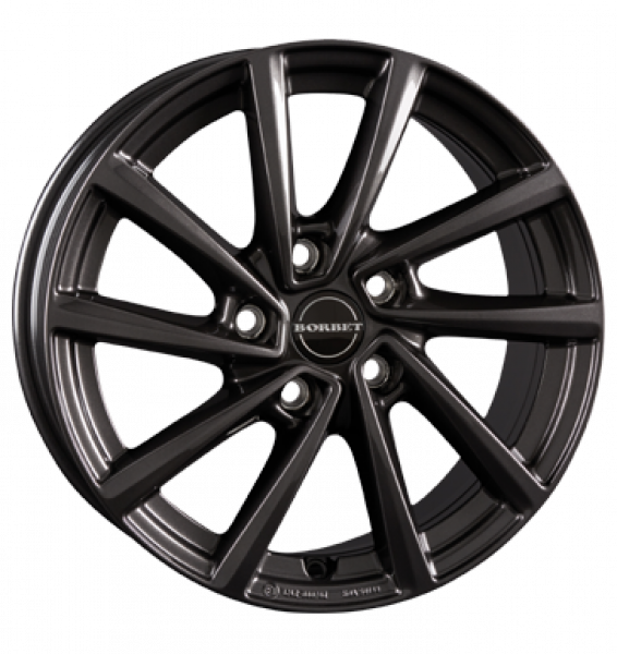 Borbet, V, 7x18 ET50 5x114,3 60,1, mistral anthracite glossy