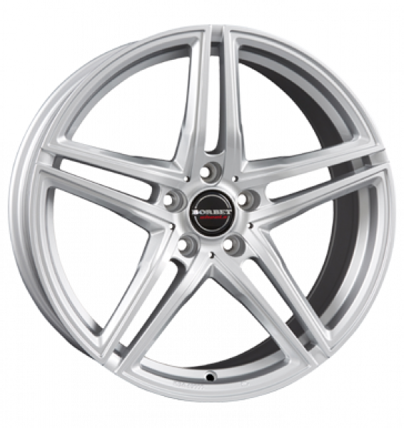 Borbet, XRT, 8x17 ET40 5x112 72,5, brillant silver