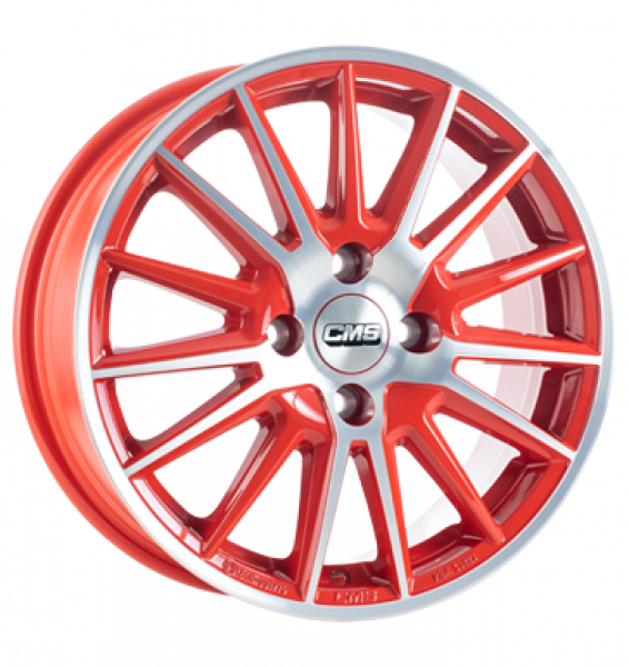 CMS, C23, 6x15 ET31 4x100 60,1, diamond red gloss
