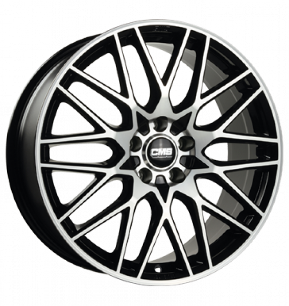 CMS, C25, 7x17 ET51 5x100 57,1, diamond black gloss