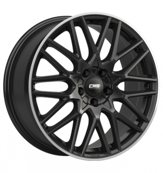 CMS, C25, 7x17 ET50 4x100 67,2, Diamond Rim Black Gloss