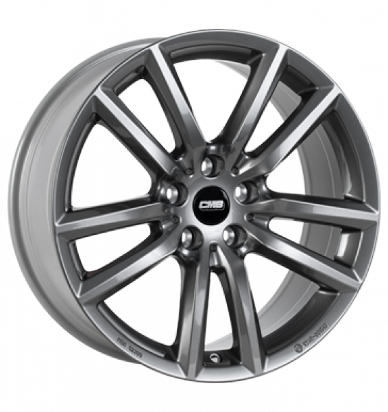 CMS, C27, 7x17 ET42 5x108 65,1, titan gloss