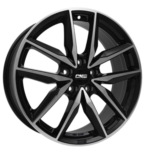 CMS, C28, 8x20 ET43 5x108 63,4, diamond black