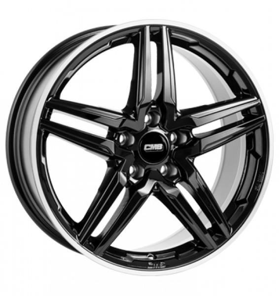 CMS, C29, 8,5x20 ET20 5x112 66,5, diamond rim black