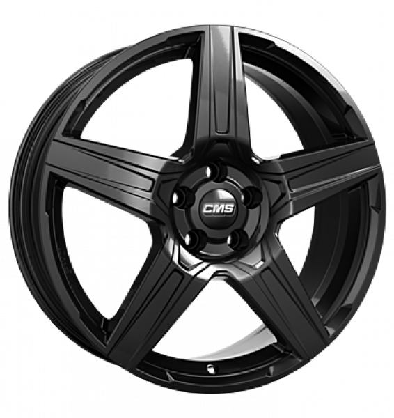 CMS, C34, 7x17 ET43 5x112 57,1, complete black gloss