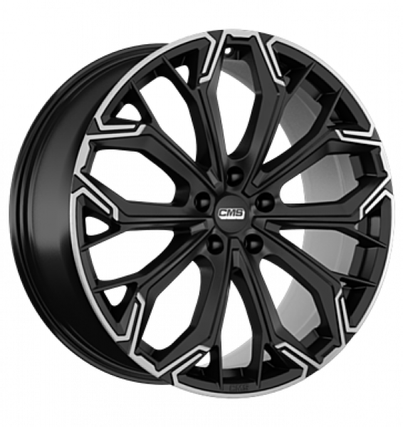 CMS, C37, 8x19 ET58,1 5x120 65,1, diamant schwarz matt