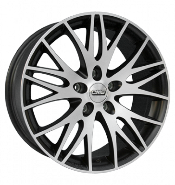 CMS, C8 , 7x16 ET40 5x115 70,2, diamant schwarz matt