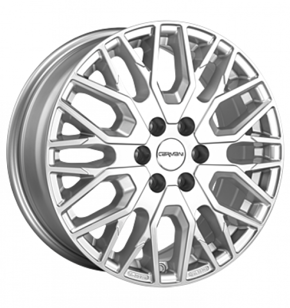Carmani, 20 Ludwig HL, 7,5x18 ET49 6x120 74,5, white silver