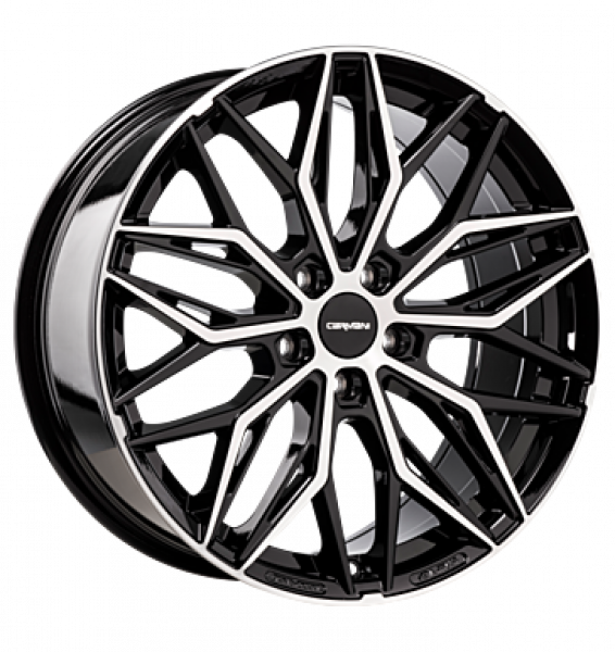 Carmani, 26 Max, 8x18 ET39 5x112 66,6, black polish