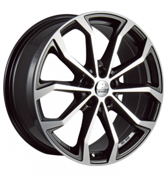 Cheetah Wheels, CV.04, 8x19 5x112 ET47 5x112 70,4  anthrazit glanz frontpoliert