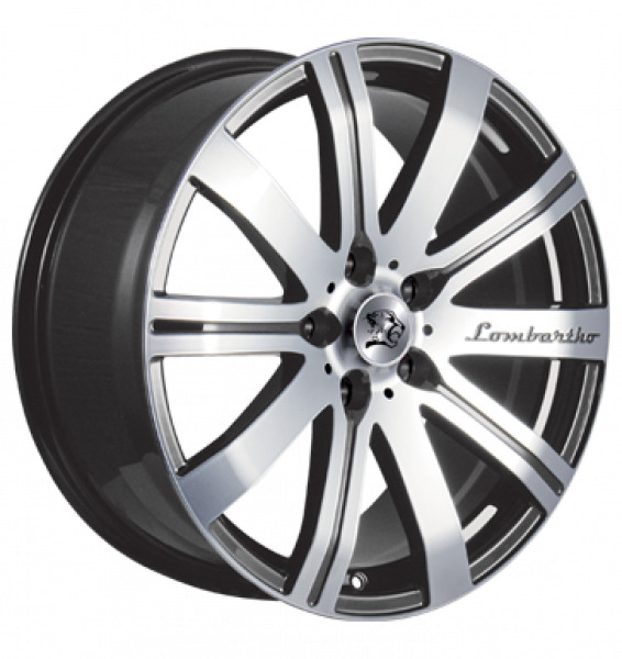 Cheetah Wheels, Lombartho, 9x21 5x112 ET28 5x112 66,6  grau frontpoliert
