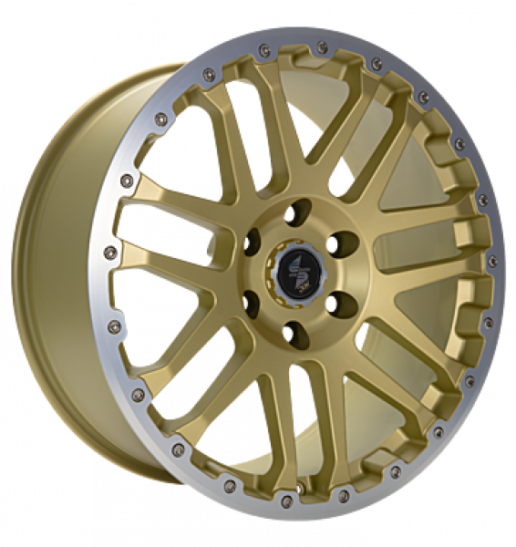 Eta Beta, Combat CV, 8x18 ET30 6x139,7 67,1, gold matt lip cap pol
