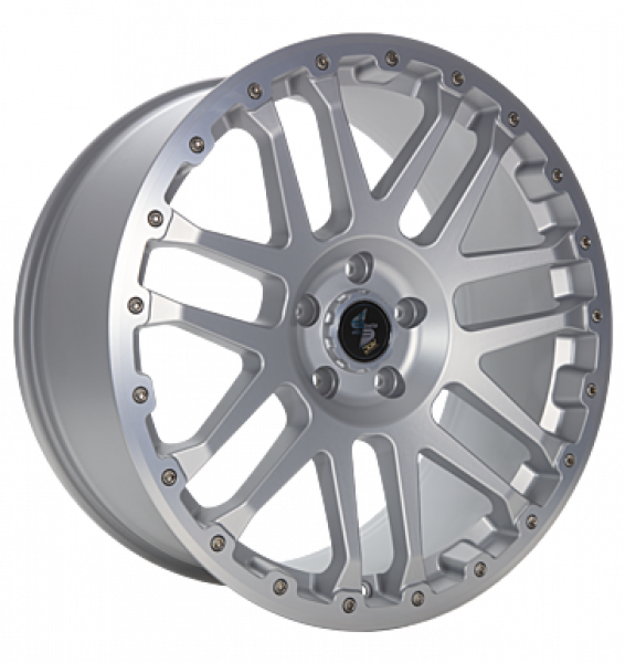 Eta Beta, Combat CV, 9x20 ET30 6x139,7 67,1, silver matt lip cap pol