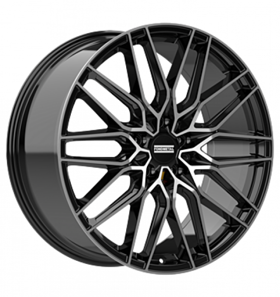 Fondmetal, Cratos, 10x22 ET40 5x120 74,1, glossy black machined