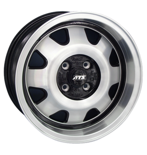 ATS, Cup-Rad, 7x15 ET28 4x100 63,3, diamant-schw. front-/hornpol.
