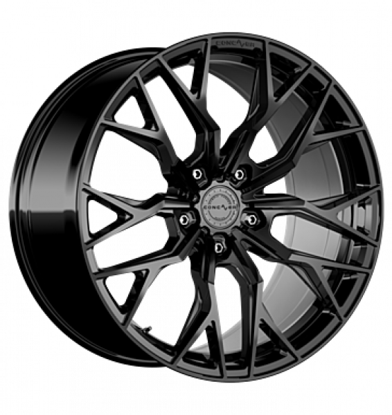 Concaver, CVR1, 8x19 ET38 5x108 72,6, Platinum Black