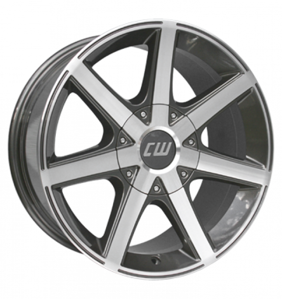 Borbet, CWE, 7x16 ET20 6x139,7 100,1, mistral anthracite glossy polished