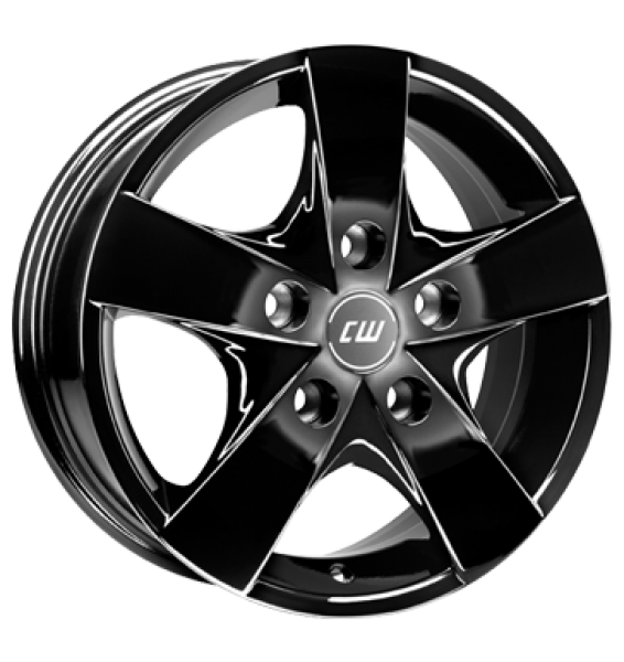 Borbet, CWF, 6,5x16 ET60 5x160 65,1, black glossy