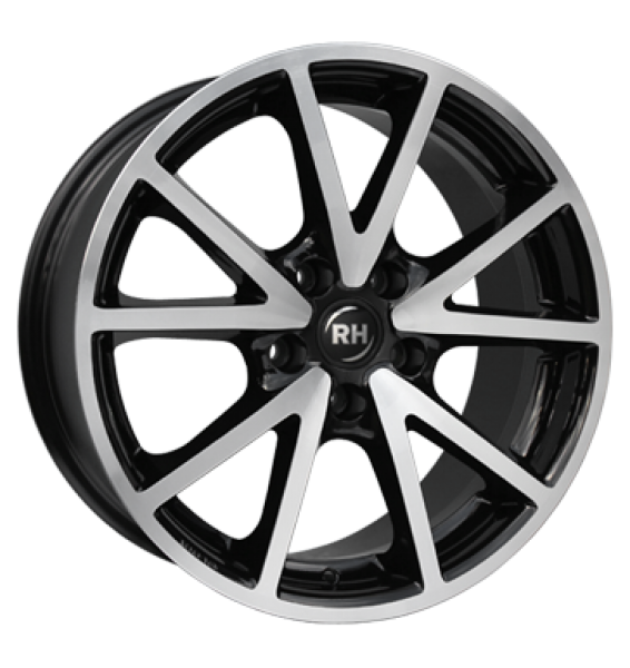 RH, DE Sports, 8x17 ET45 5x112 72,6, schwarz vollpoliert