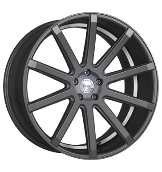Corspeed, Deville, 10,5x22 ET45 5x130 71,6, gunmetal/ undercut Colour Trim weiß