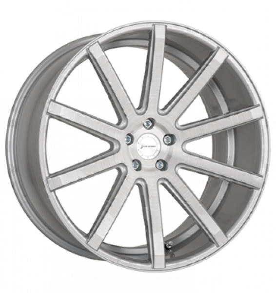 Corspeed, Deville, 10,5x21 ET40 5x120 74,1, Silver-brushed-Surface