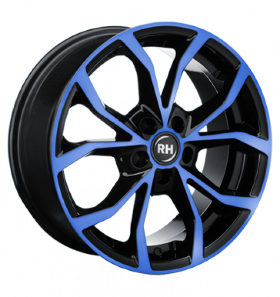RH, DF Energy, 8x18 ET35 5x112 72,6, color polished - blue